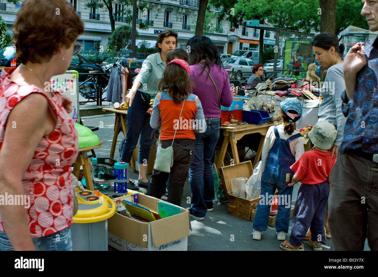 Paris, France, Flea Market, Neighborhood "Vide Grenier", Used Goods