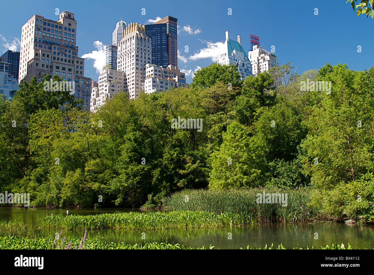 Scenes from around the beautiful neighborhoods of New York City Stock