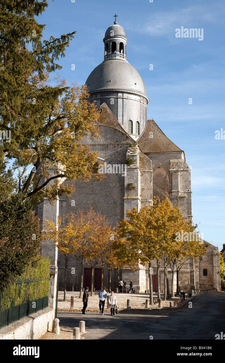 The Saint Quiriace Collegiate Church in the medieval town of Provins
