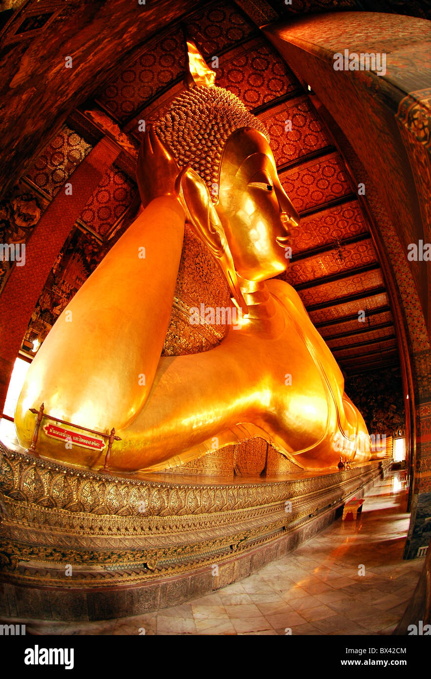 Wat Pho, Temple of the Reclining Buddha, Bangkok, Thailand Stock Photo ...