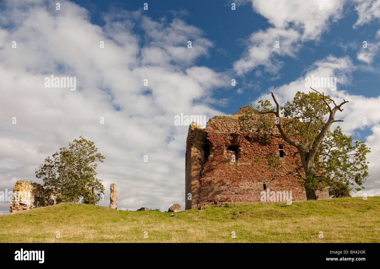 Cessford Castle; Scottish Borders, Scotland Stock Photo