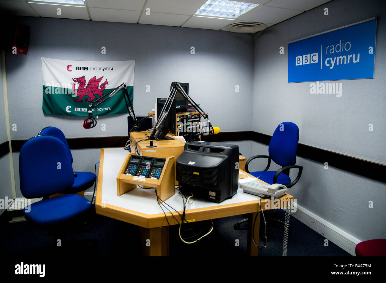 BBC Radio wales regional studio Aberystwyth UK Stock Photo - Alamy
