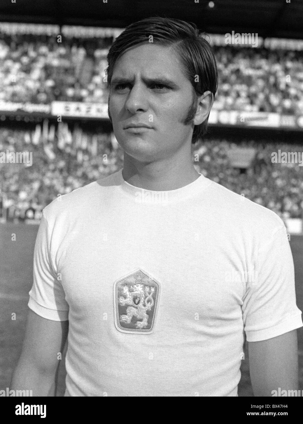 Czechoslovak national soccer team player Jan Capkovic, October 1969. CTK Photo/Zdenek Havelka Stock Photo