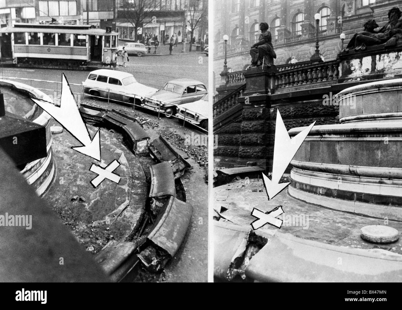 Palach Wenceslas Square Prague National Museum Self Immolation Stock Photo Alamy