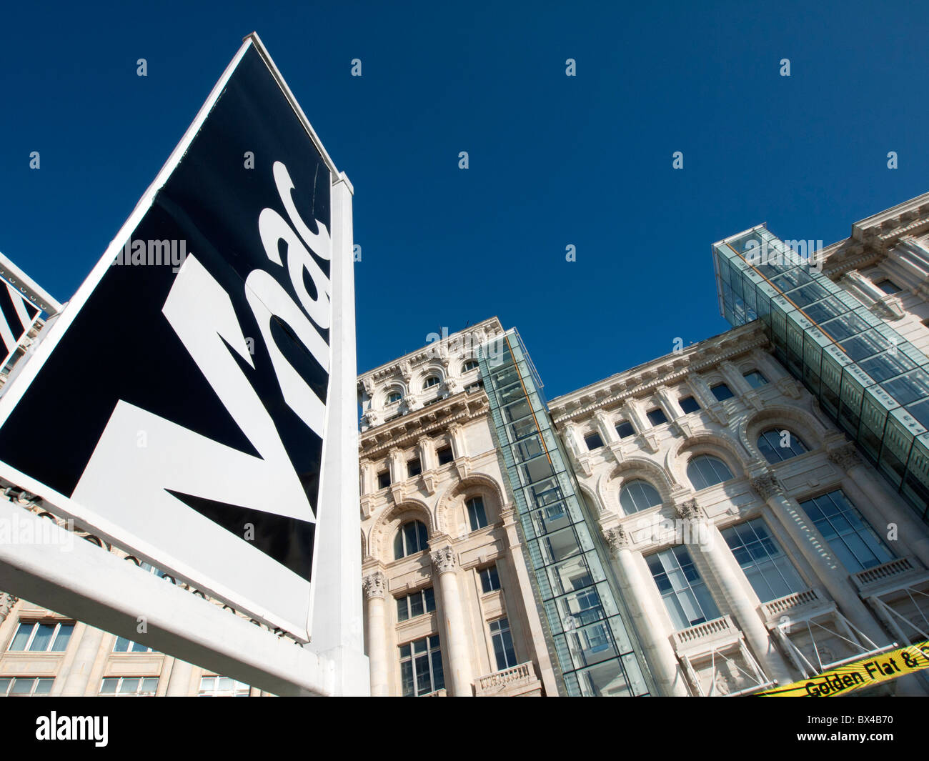 View of the Museum of Contemporary Art in Bucharest Romania Stock Photo