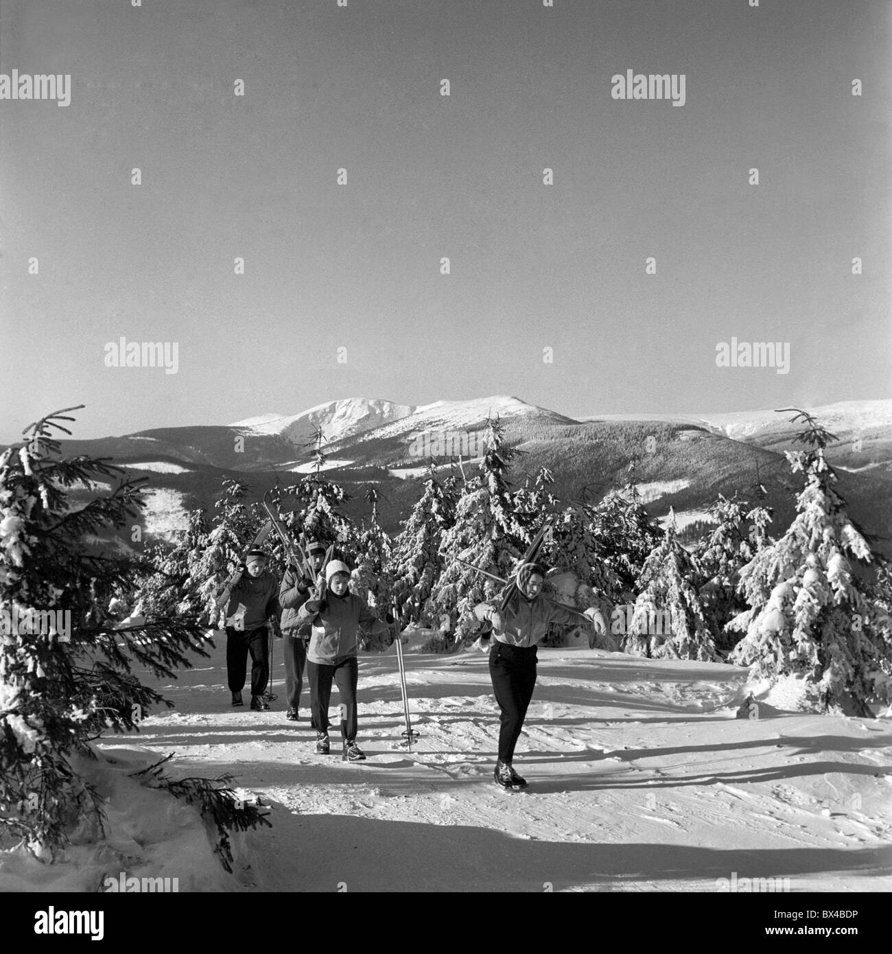 Riesengebirge mountains Black and White Stock Photos & Images - Alamy