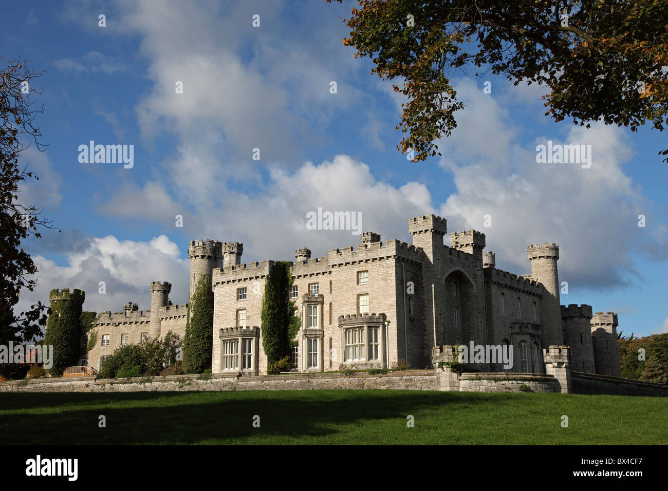 North East corner Bodelwyddan Castle near Bodelwyddan Denbighshire ...