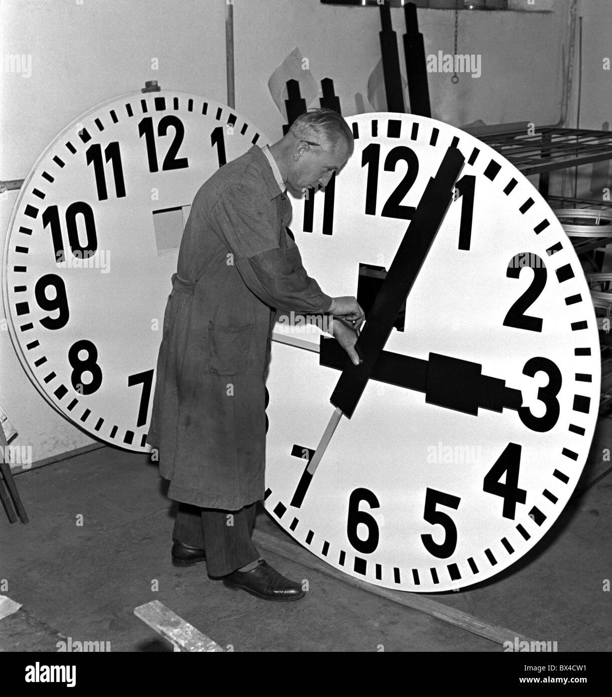 giant clock Stock Photo Alamy