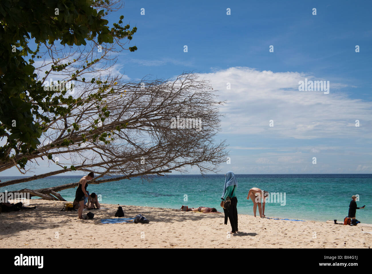 Sipadan island, Borneo, Malaysia Stock Photo