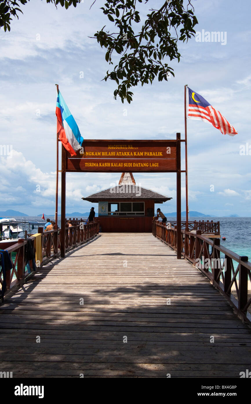 Sipadan island, Borneo, Malaysia Stock Photo