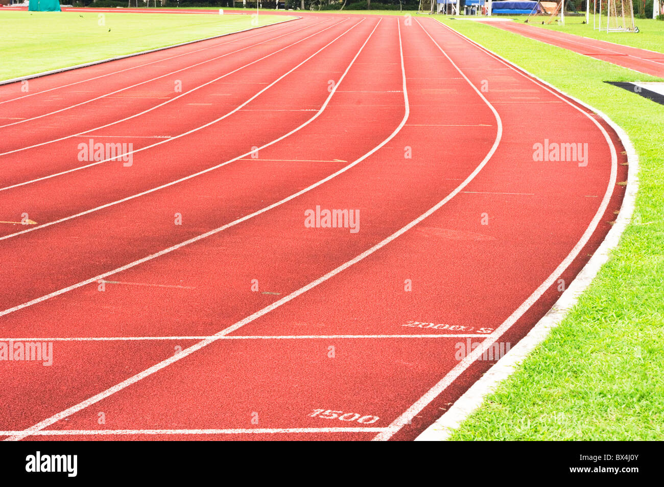 running track for race, for concept or background Stock Photo Alamy
