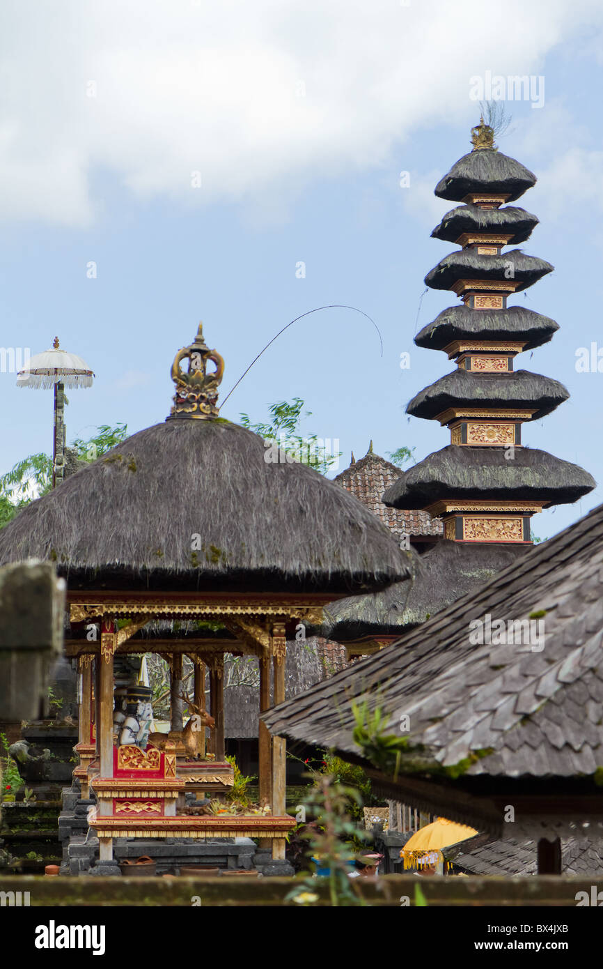 Pura Besakih hindu temple complex, Bali, Indonesia Stock Photo