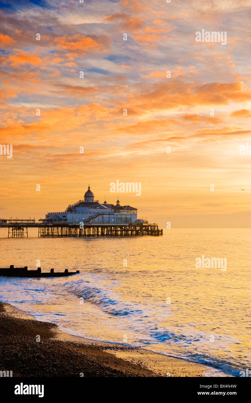 Eastbourne Pier at Sunrise Stock Photo
