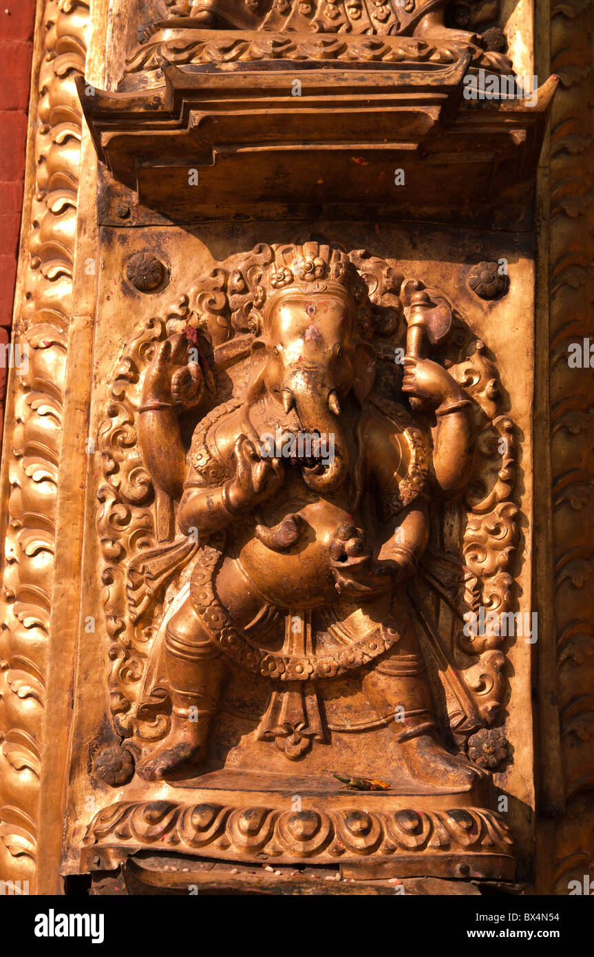 Ganesh statue, Bhaktapur, Nepal Stock Photo Alamy