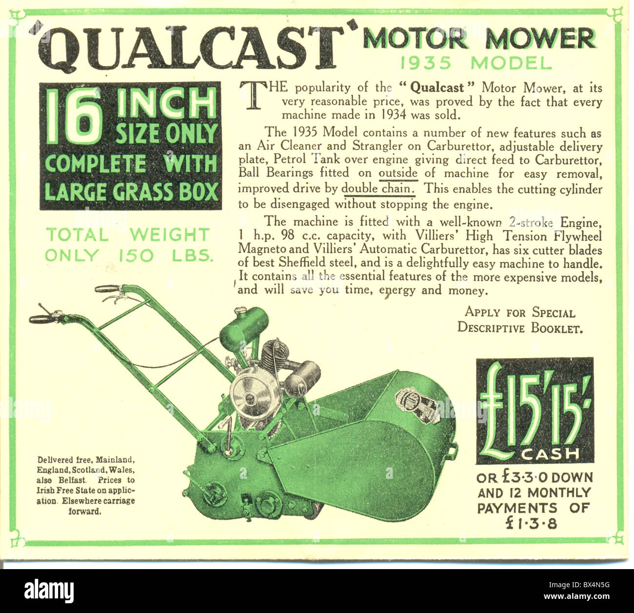 Qualcast best sale rotary mower