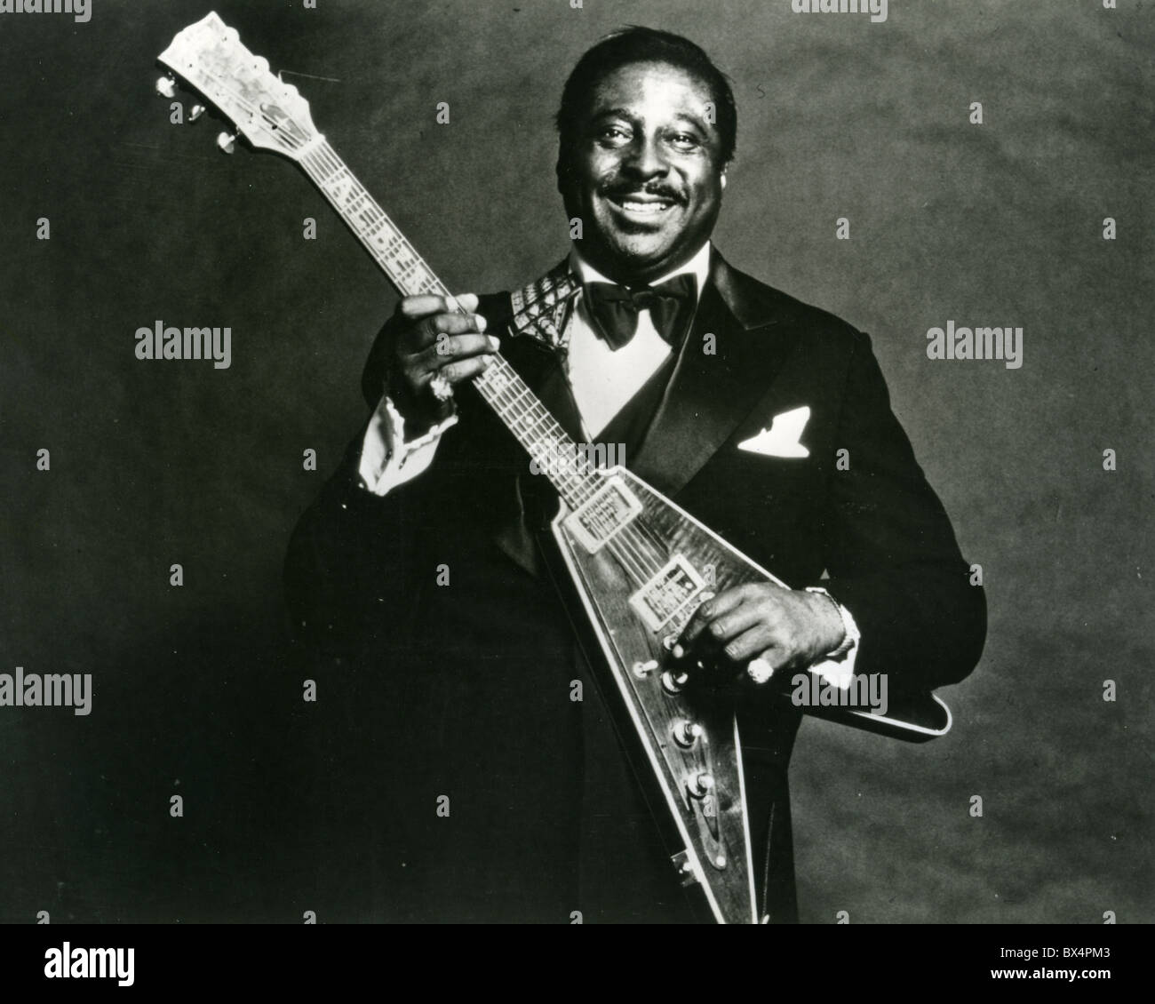 ALBERT KING (1923-1992)  promotional photo of US blues guitarist Stock Photo