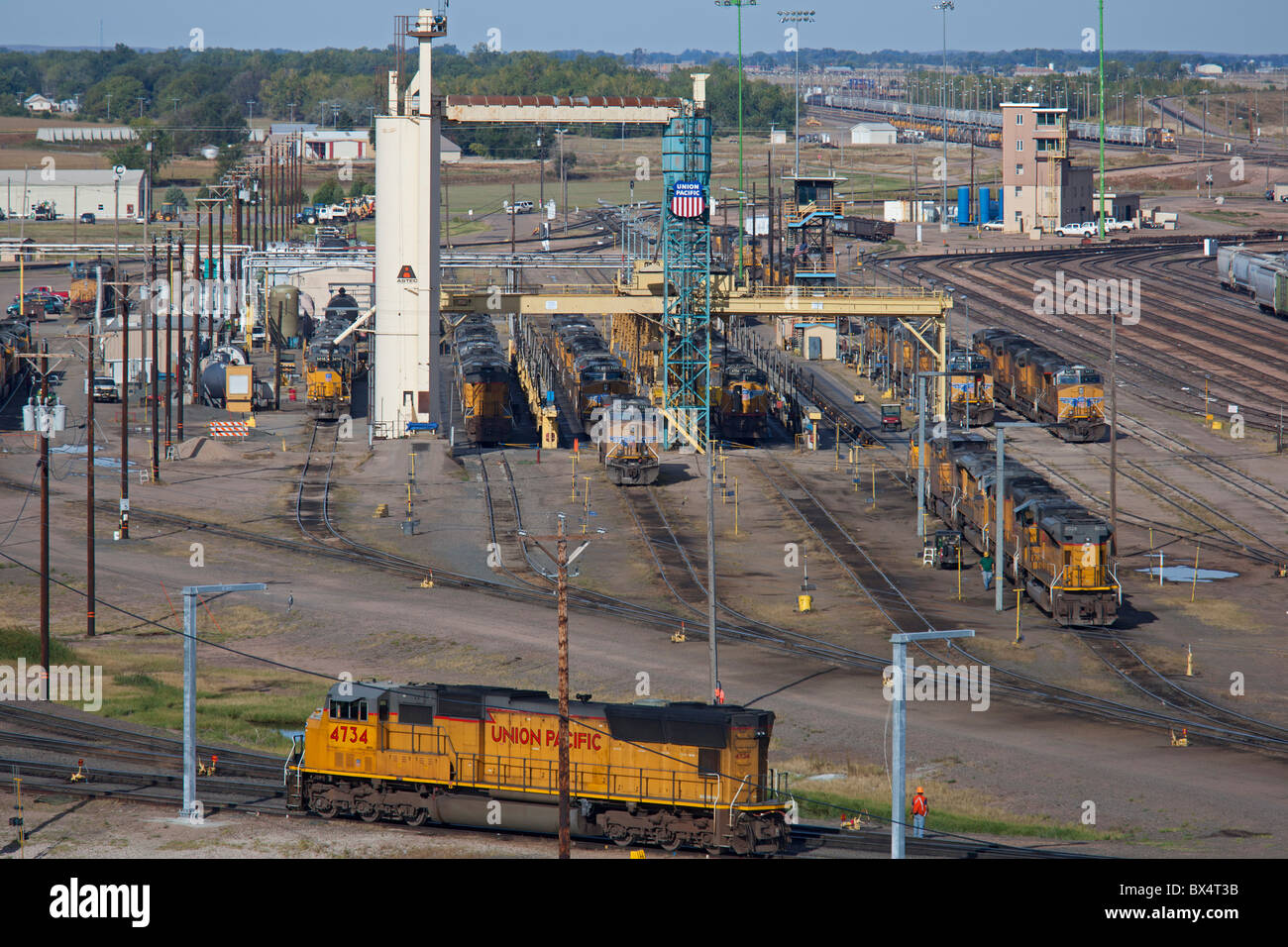Union pacific railroad yard nebraska hires stock photography and