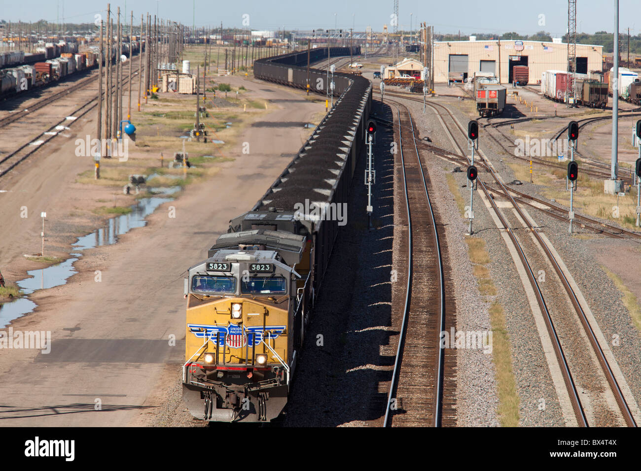 Coal Train in Union Pacific Railroad's Bailey Yard Stock Photo Alamy