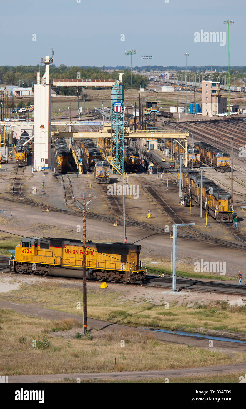 Union pacific railroad yard nebraska hires stock photography and