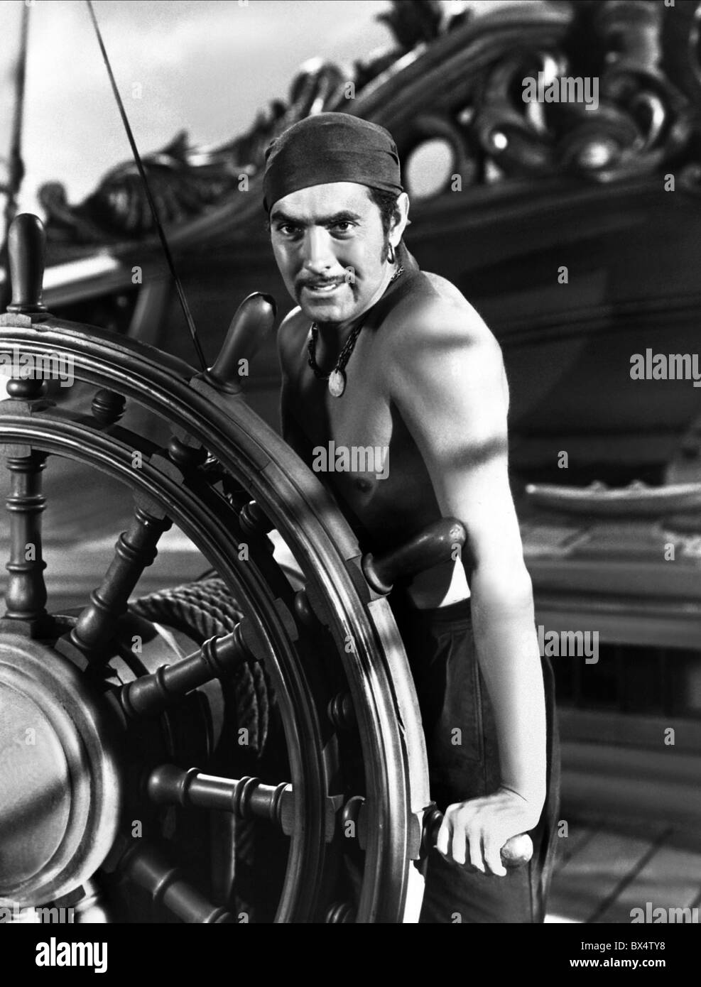 Tyrone power, the black swan Black and White Stock Photos & Images - Alamy