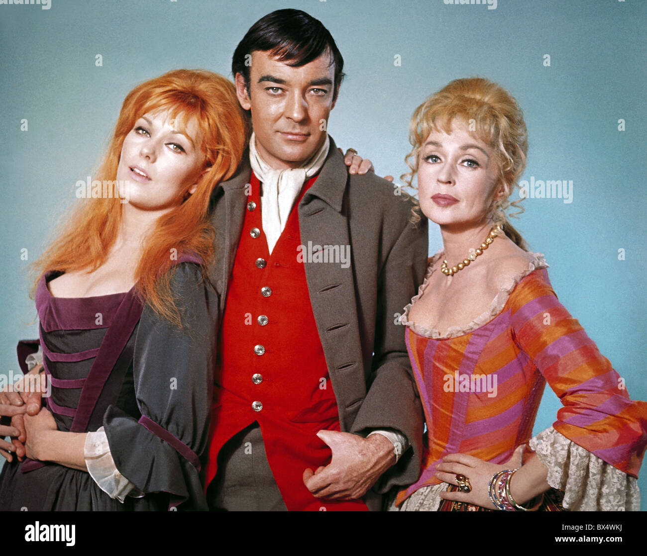 Kim Novak Richard Johnson Lilli Palmer The Amorous Adventures Of Moll Flanders 1965 Stock Photo Alamy