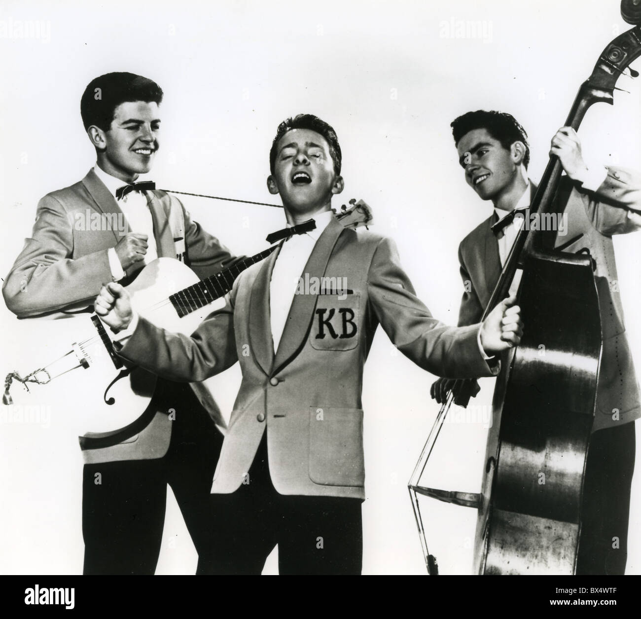 THE KING BROTHERS - UK pop group in late 50s early 60s Stock Photo - Alamy