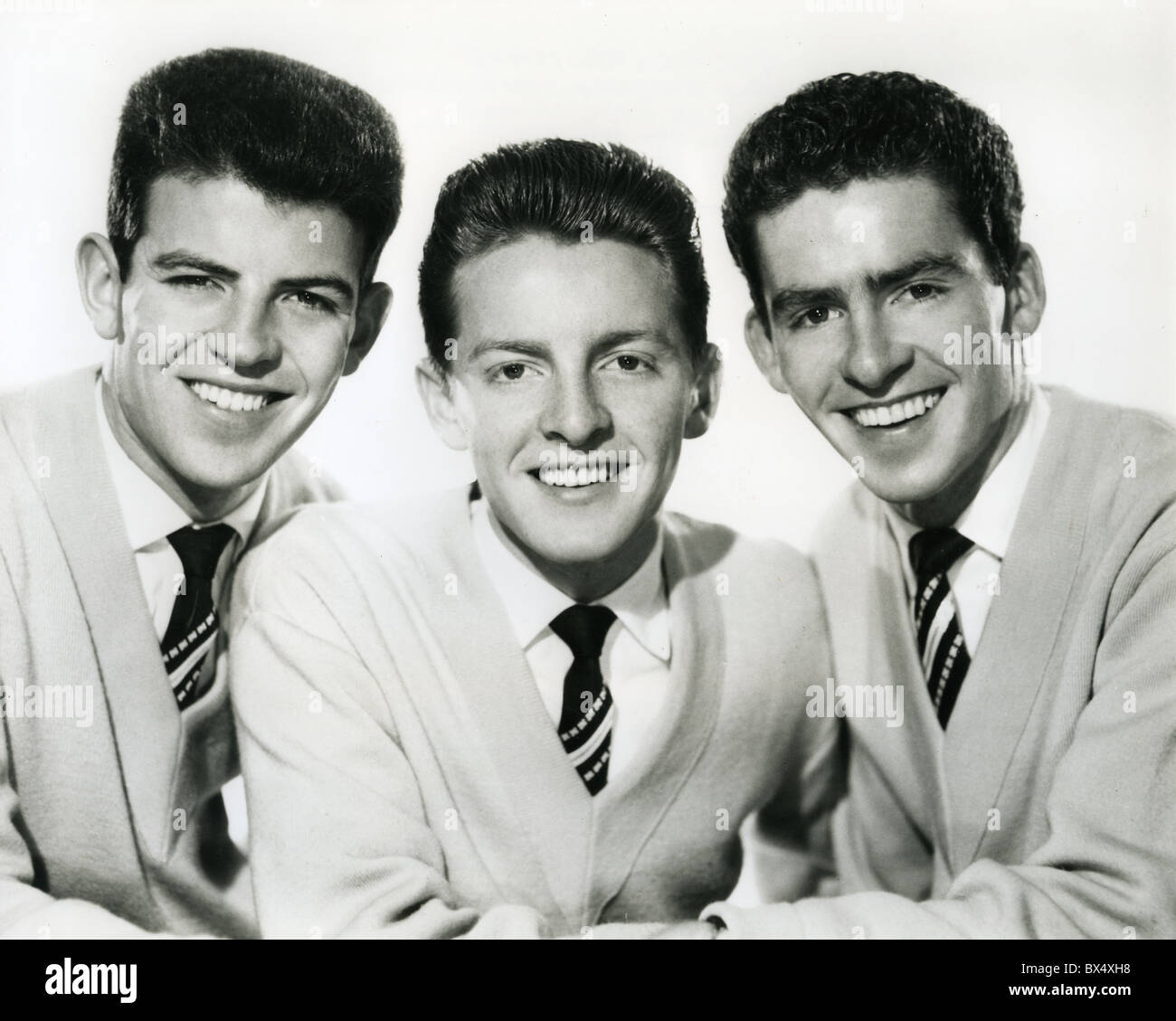 THE KING BROTHERS UK pop group in late 50s early 60s Stock Photo Alamy