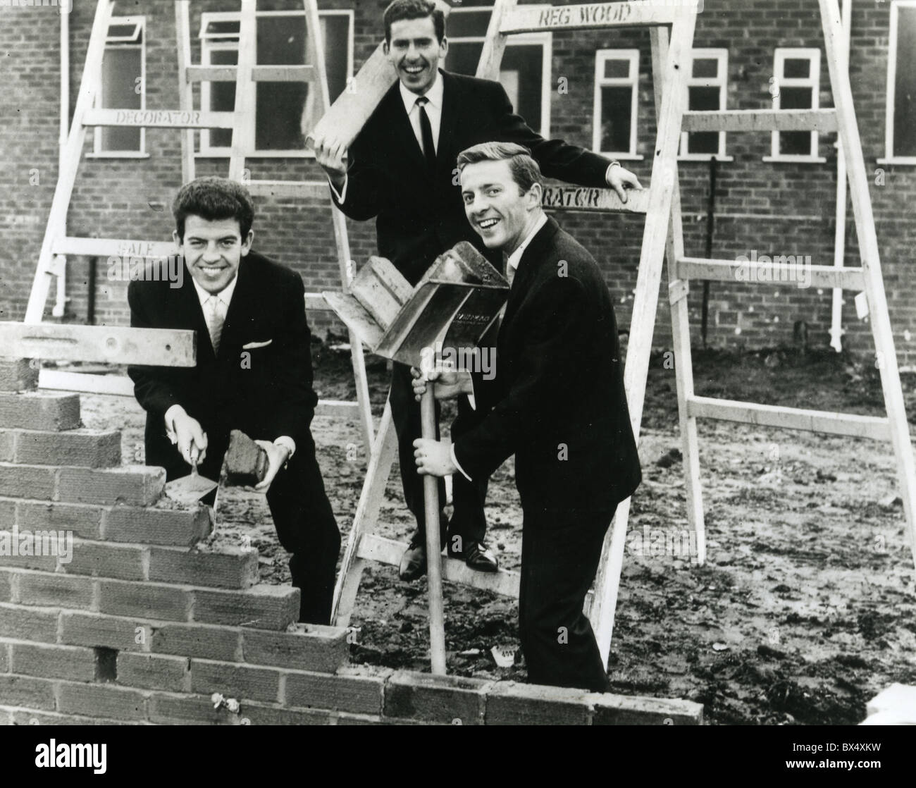 THE KING BROTHERS UK pop group in late 50s early 60s Stock Photo Alamy