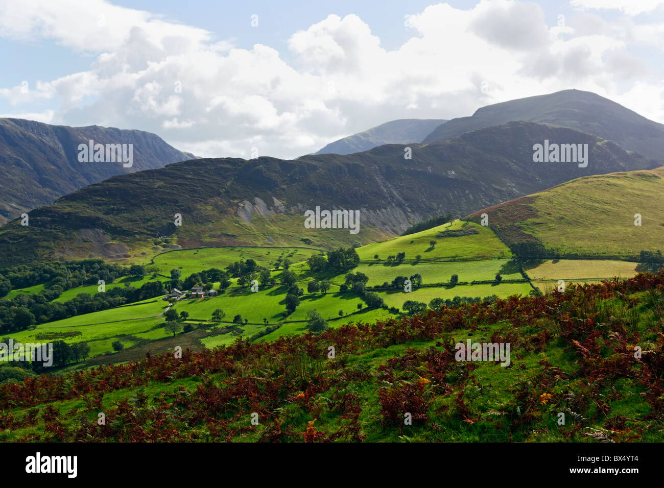 Hindscarth from Ard Crags in the Lake District National Park, Cumbria. Stock Photo