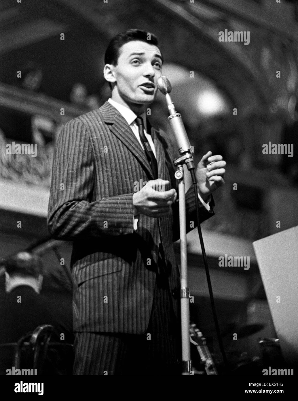 March 10th 1964 Czech singer Karel Gott. Stock Photo