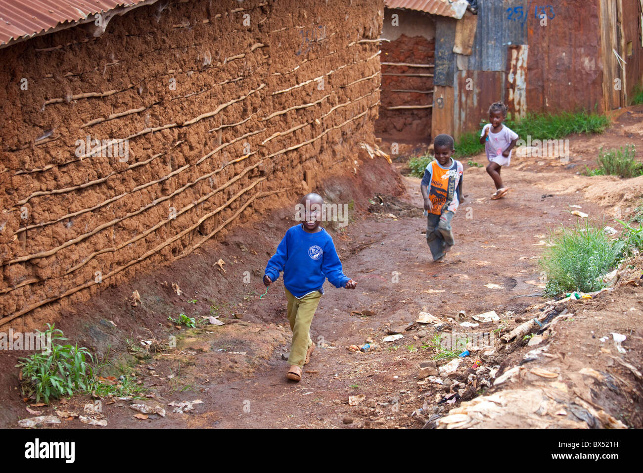 Kibera slum, Nairobi, Kenya Stock Photo - Alamy