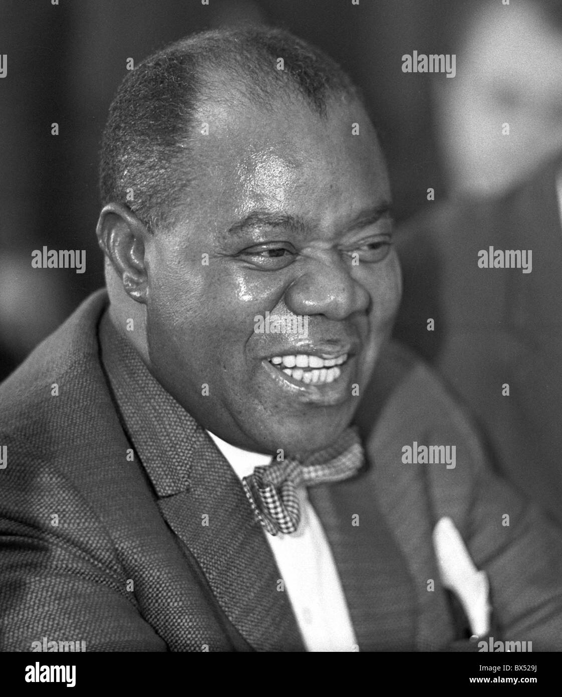 jazz singer, trumpet player, popular, African American Stock Photo