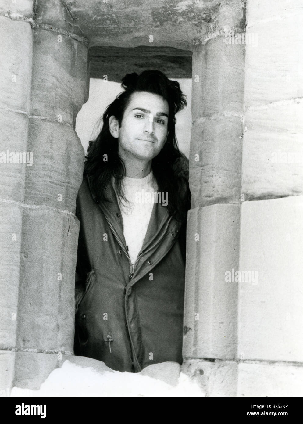 PAUL KING  Promotional photo of Irish-born British pop singer about 1986 Stock Photo