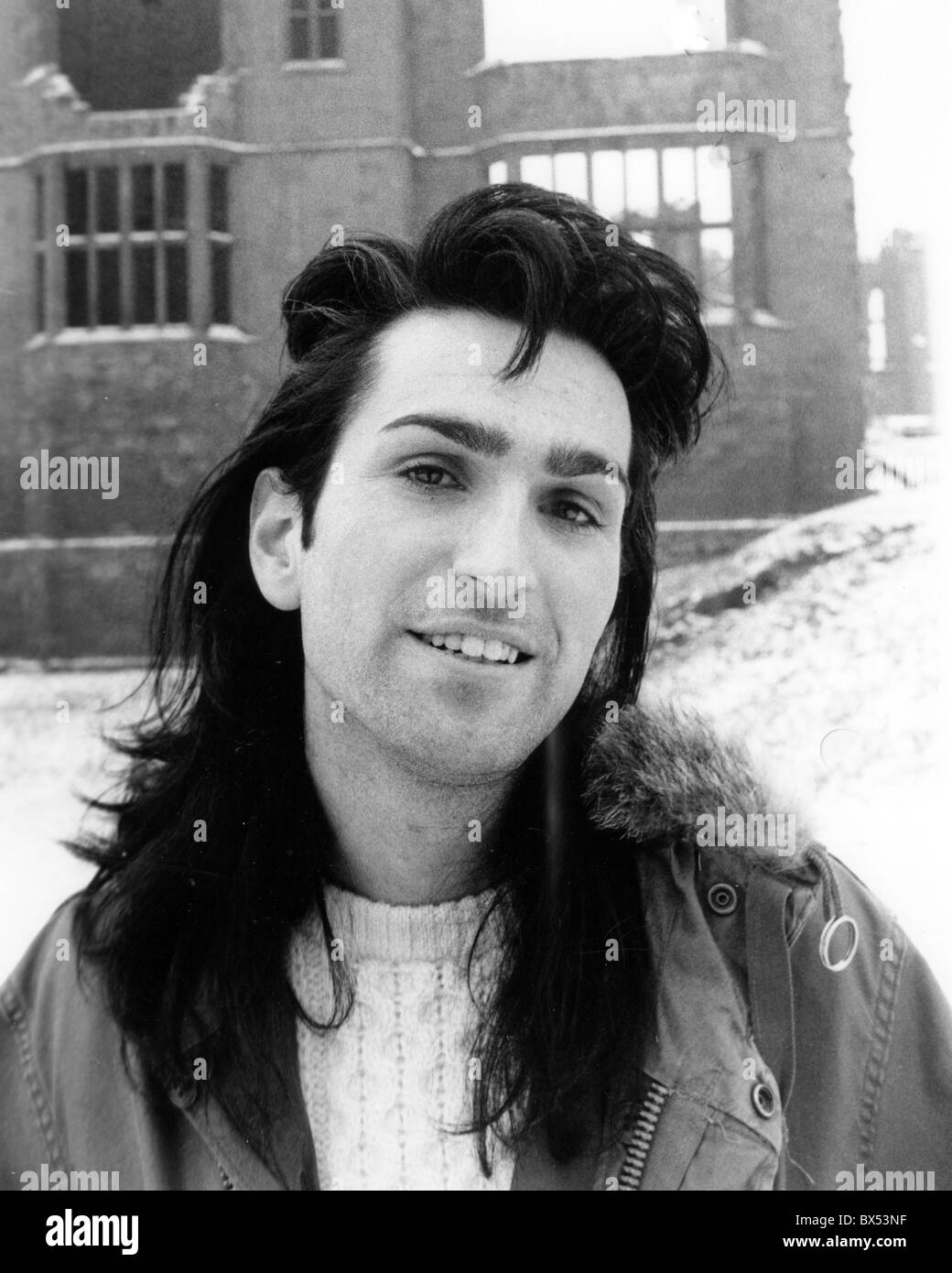 PAUL KING  Promotional photo of Irish-born British pop singer about 1986 Stock Photo