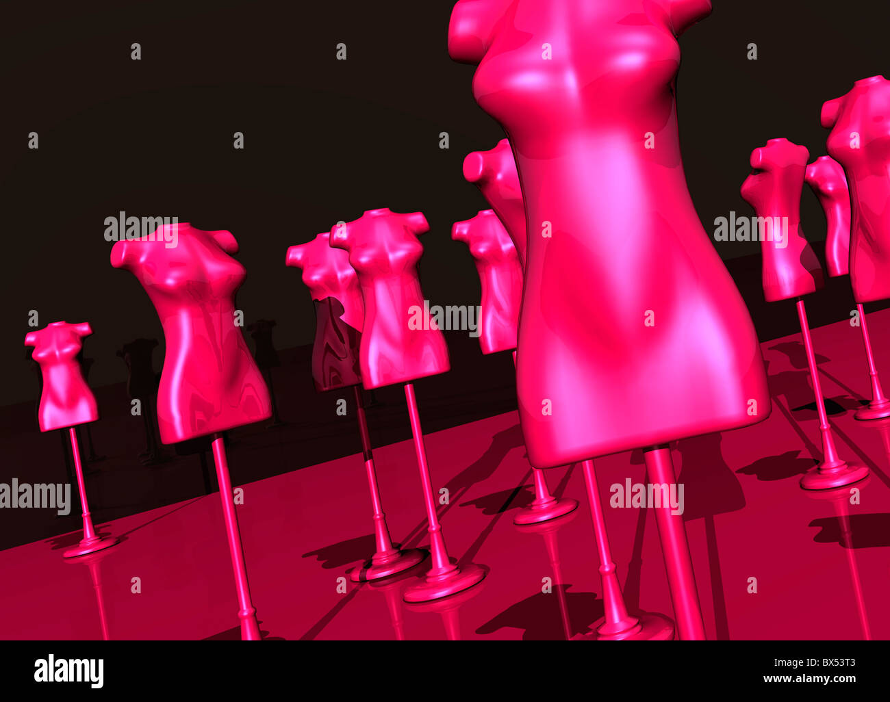 Spare body parts, conceptual artwork Stock Photo