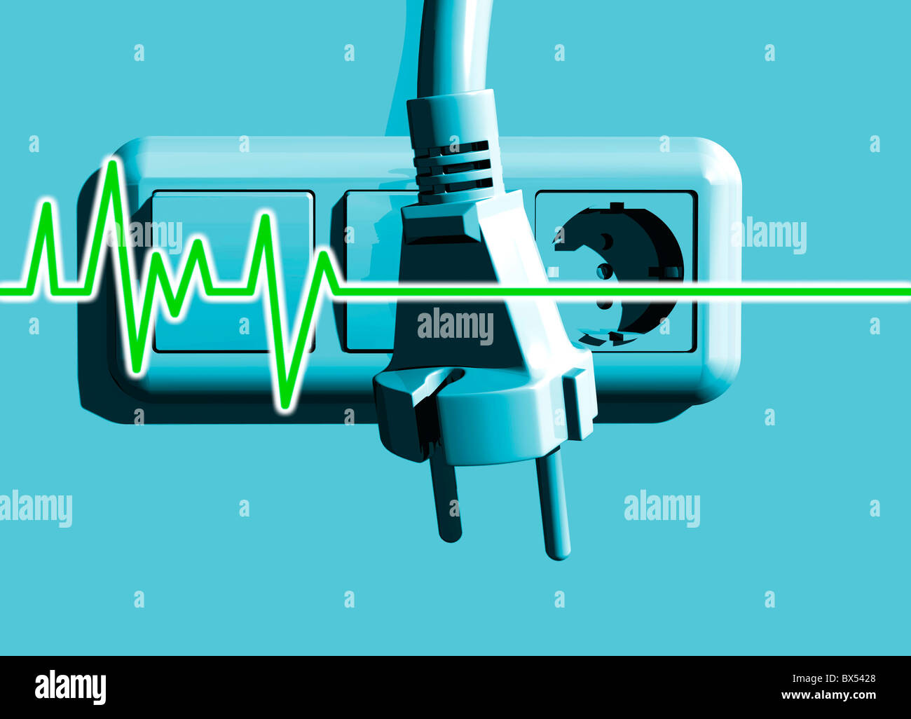 Euthanasia, conceptual artwork Stock Photo
