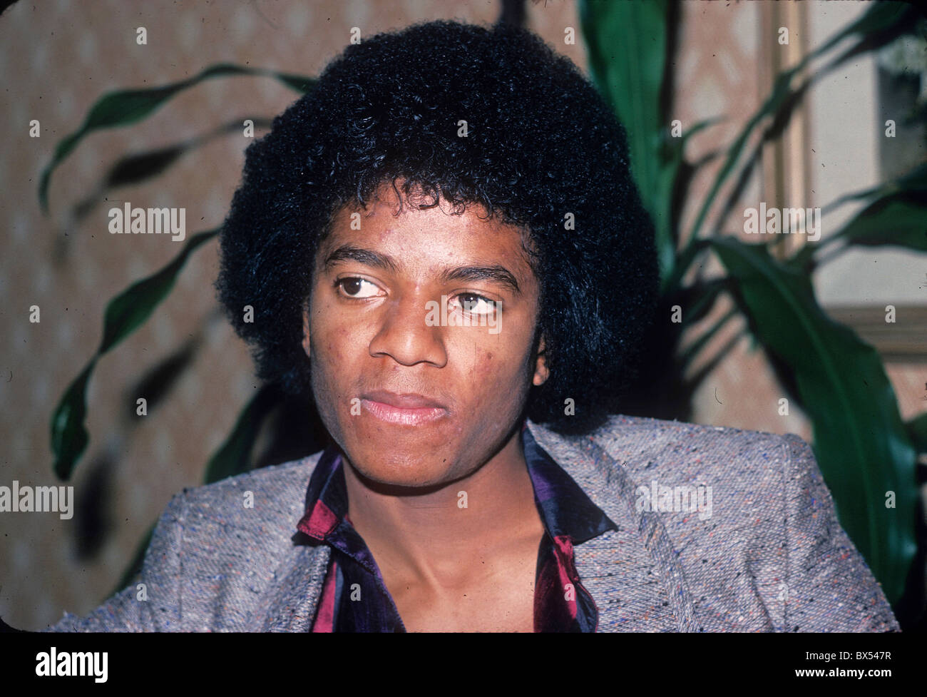 MICHAEL JACKSON about 1975. Photo Jeffrey Mayer Stock Photo