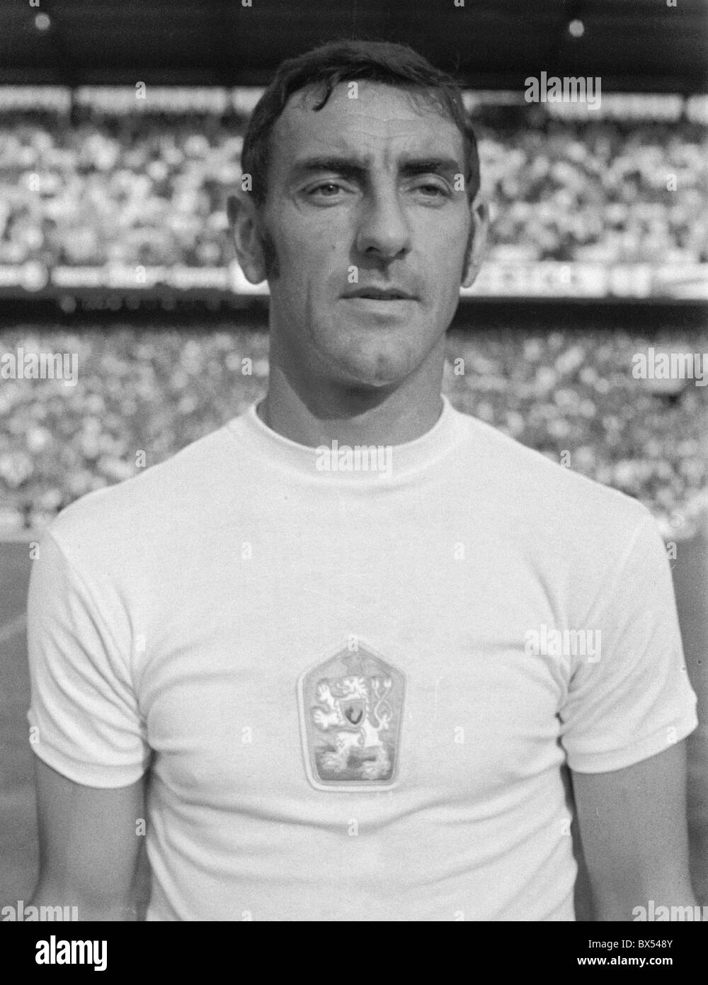 Czechoslovak national soccer team player Andrej Kvasnak, October 1969. CTK Photo/Zdenek Havelka Stock Photo