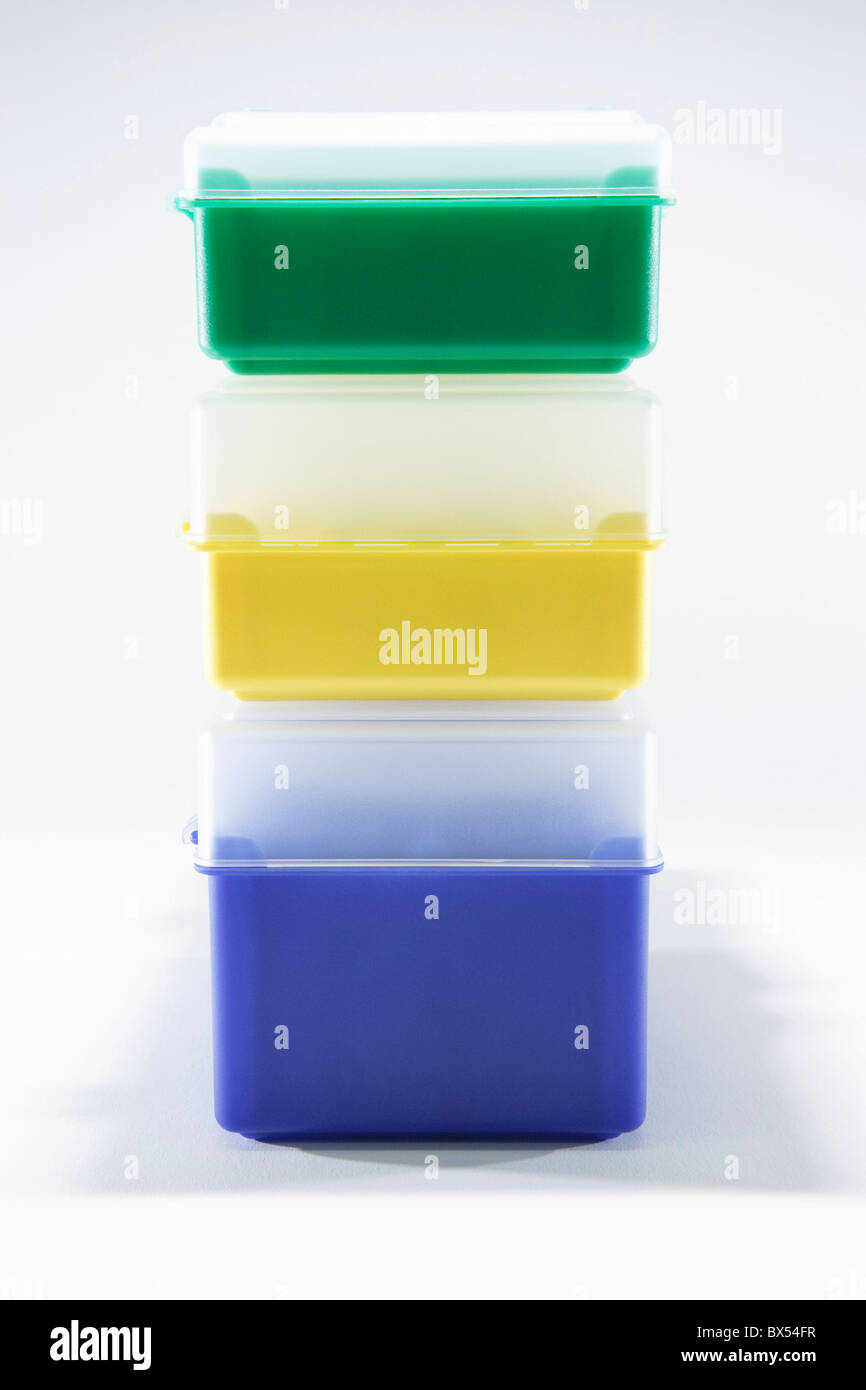 Laboratory storage boxes Stock Photo Alamy