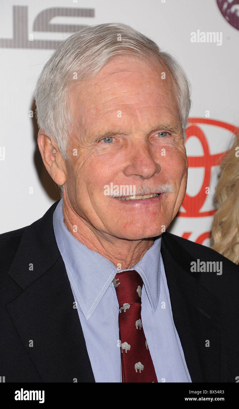 TED TURNER  US film and TV businessman in October 2010. Photo Jeffrey Mayer Stock Photo