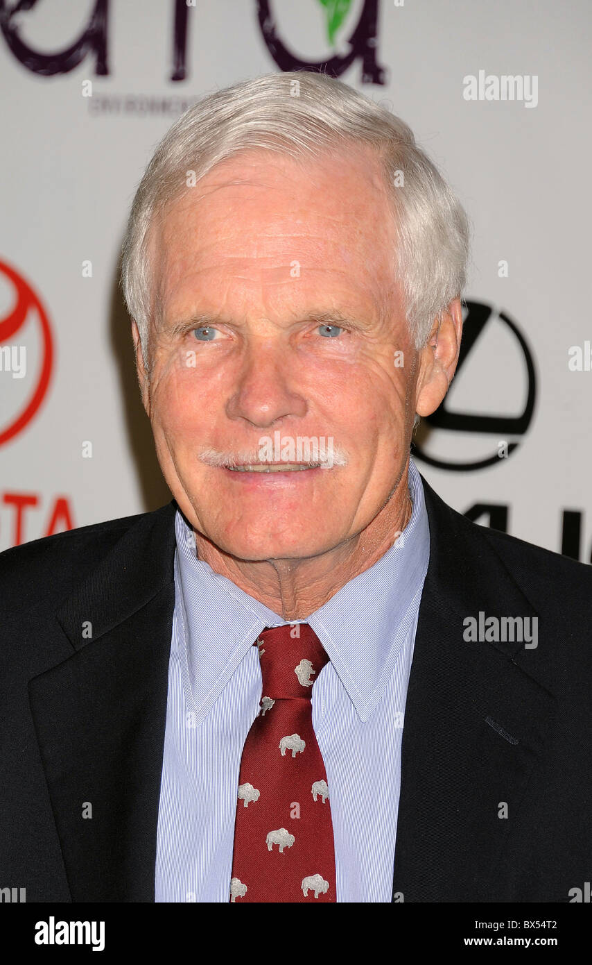 TED TURNER  US film and TV businessman in October 2010. Photo Jeffrey Mayer Stock Photo