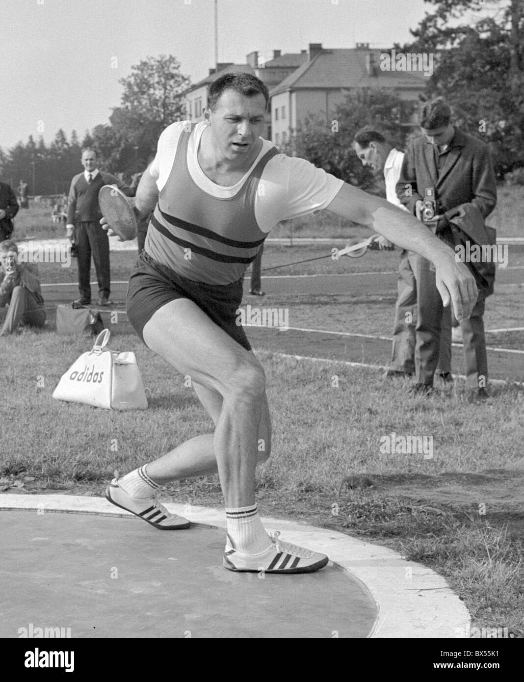 Discus thrower Ludvik Danek in 1967. CTK Photo/Zdenek Havelka Stock