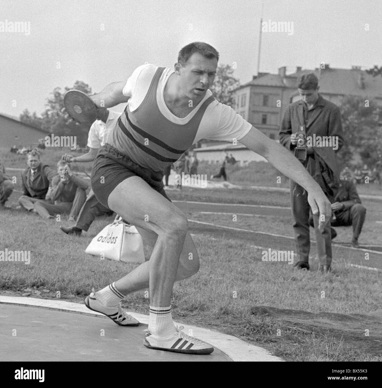 Discus thrower Ludvik Danek in 1967. CTK Photo/Zdenek Havelka Stock