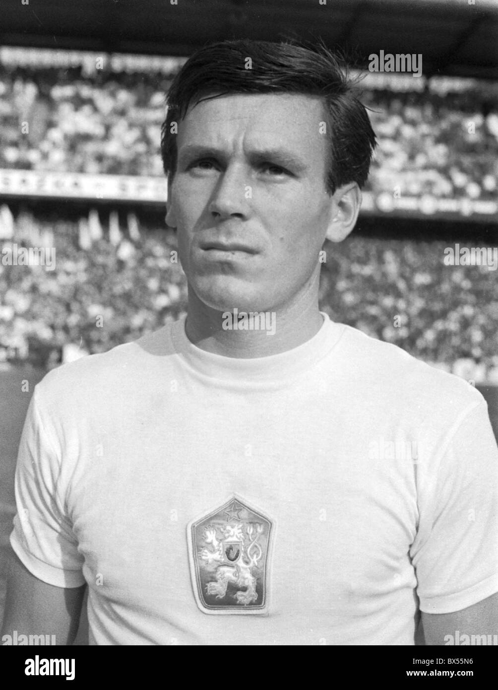 Czechoslovak national soccer team player Jozef Adamec, October 1969. CTK Photo/Zdenek Havelka Stock Photo