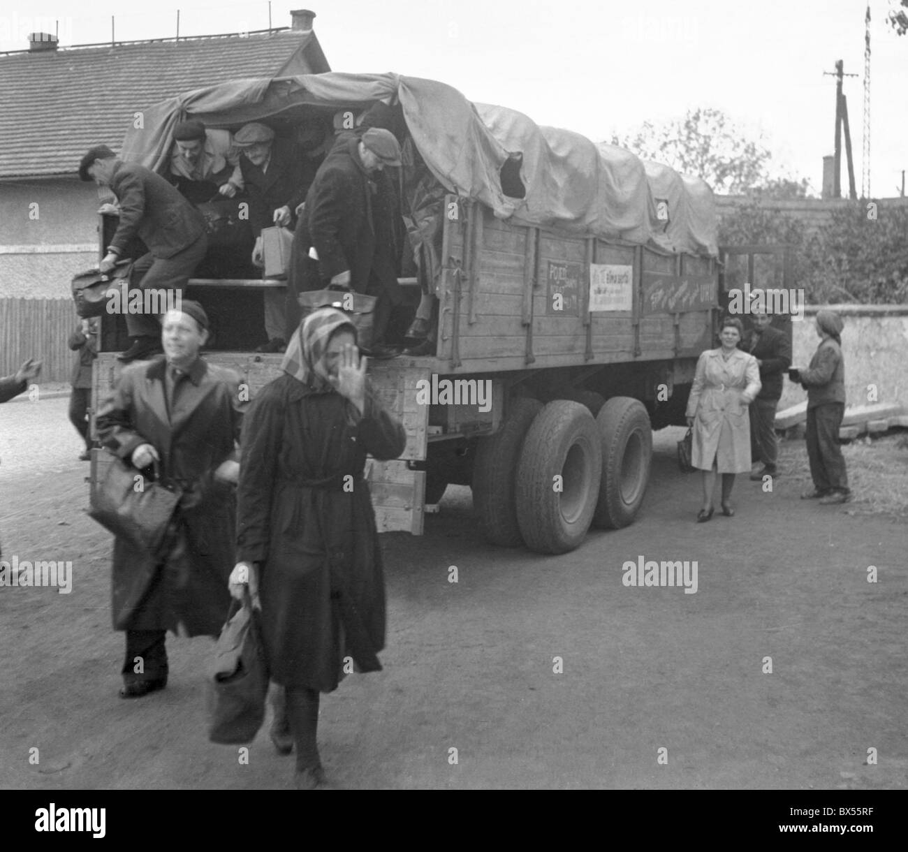 film industry employees turned coal miners Stock Photo - Alamy