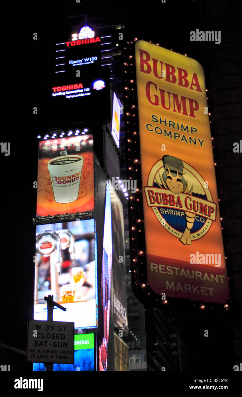 Times Square, Manhattan, New York City Stock Photo