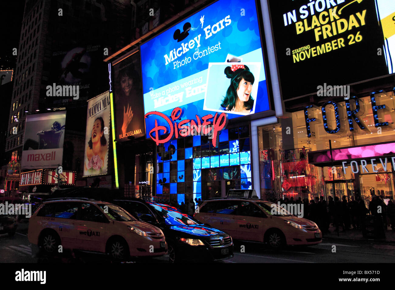 Times Square Manhattan New York City Stock Photo