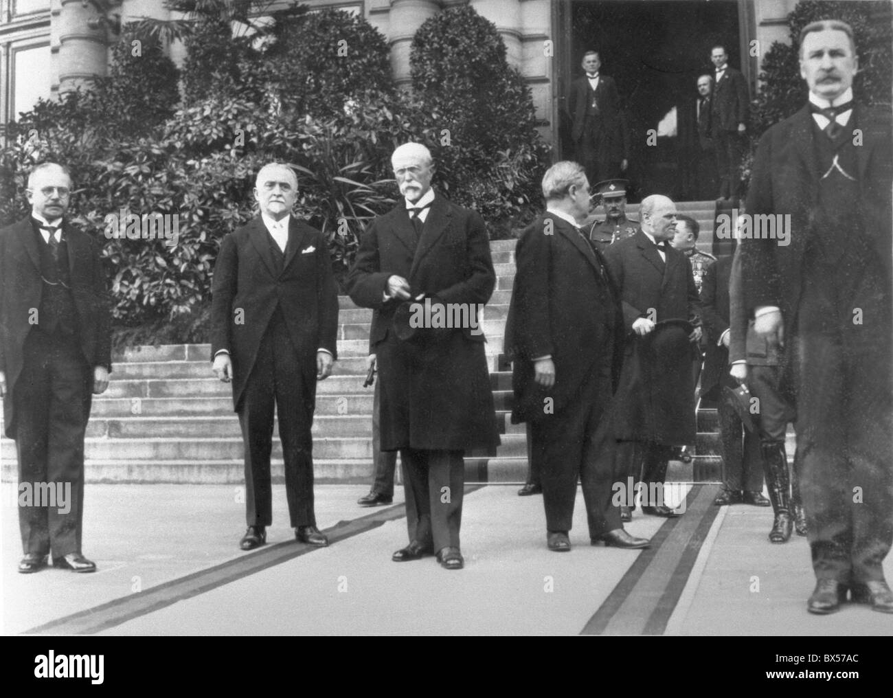 Czechoslovakia 1927, President Masaryk after being elected President ...