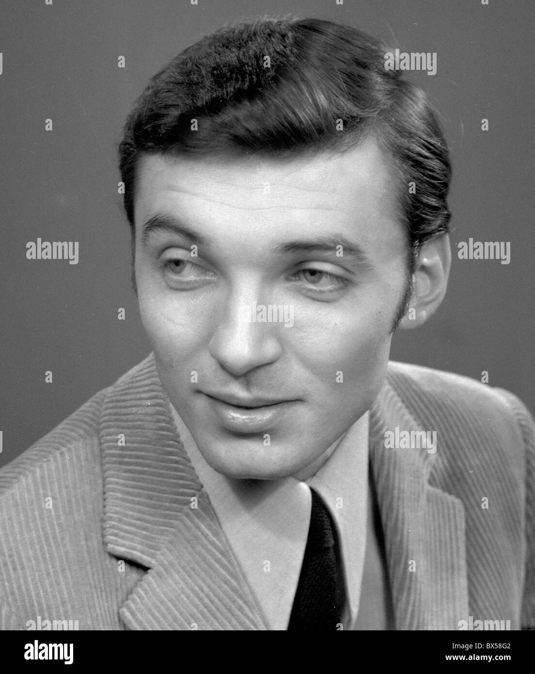Pop singer Karel Gott, March 1967. CTK Photo/Alexandr Hampl Stock Photo ...