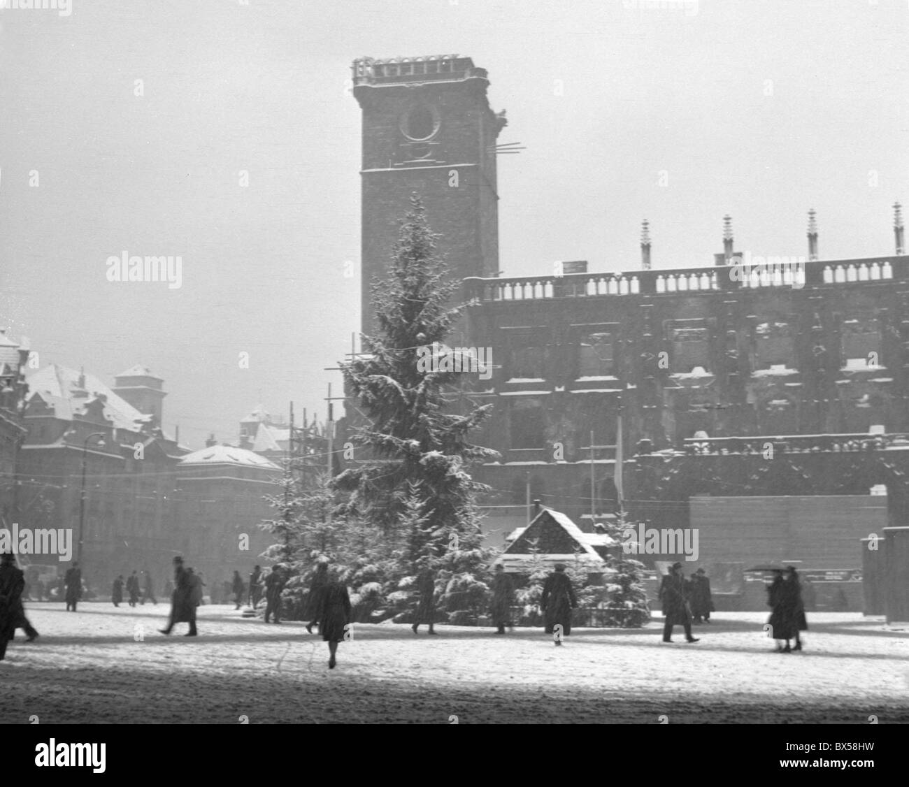 Christmas in 1946 Stock Photo - Alamy